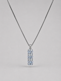 SEELE elegant marquise crystal pendant necklace with vertical pendant design